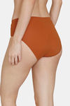 Zivame Low Rise Full Coverage No Visible Panty Line Hipster - Gold Flame — thumbnail 3